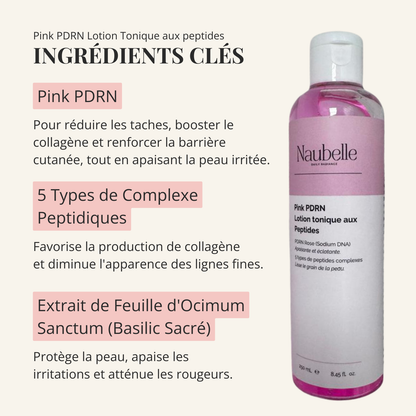 Lotion visage peptides 250ml fermeté