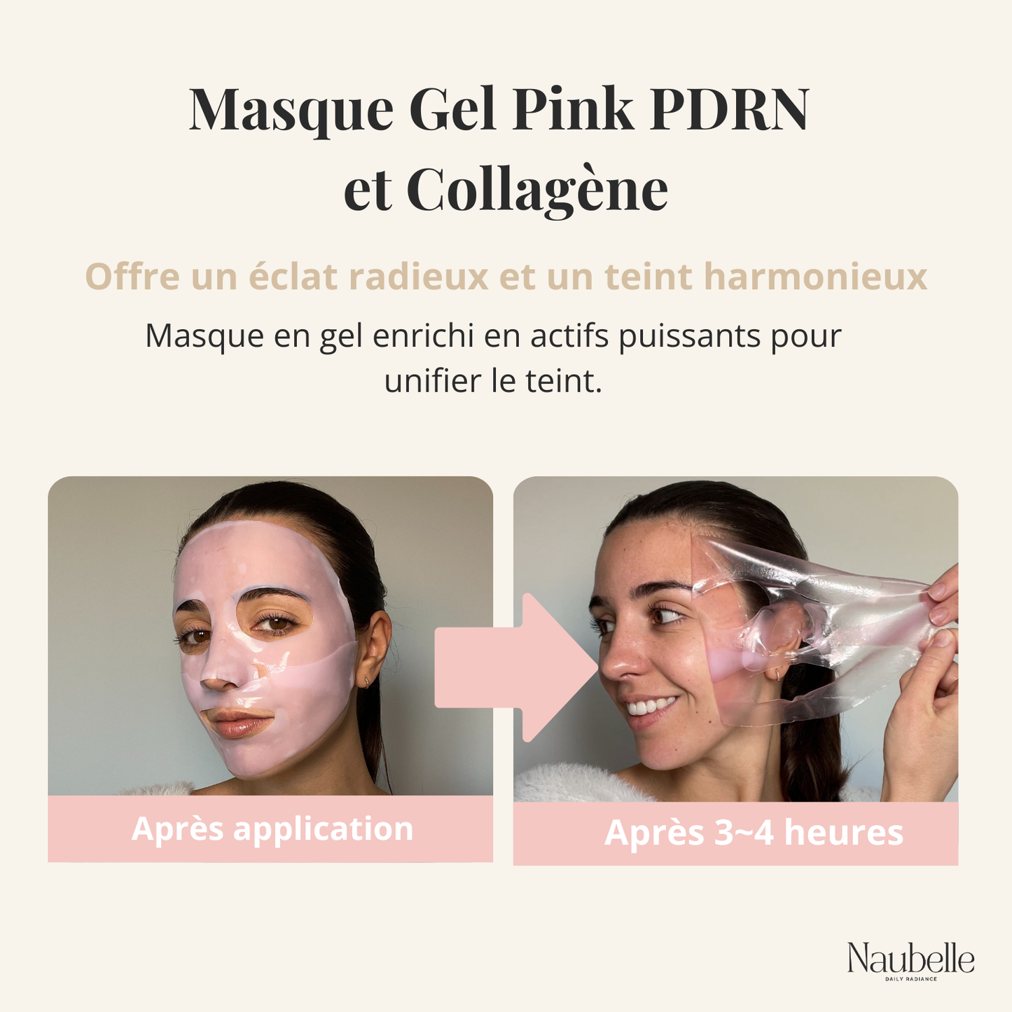 Routine beauté coréenne : masque PDRN collagène