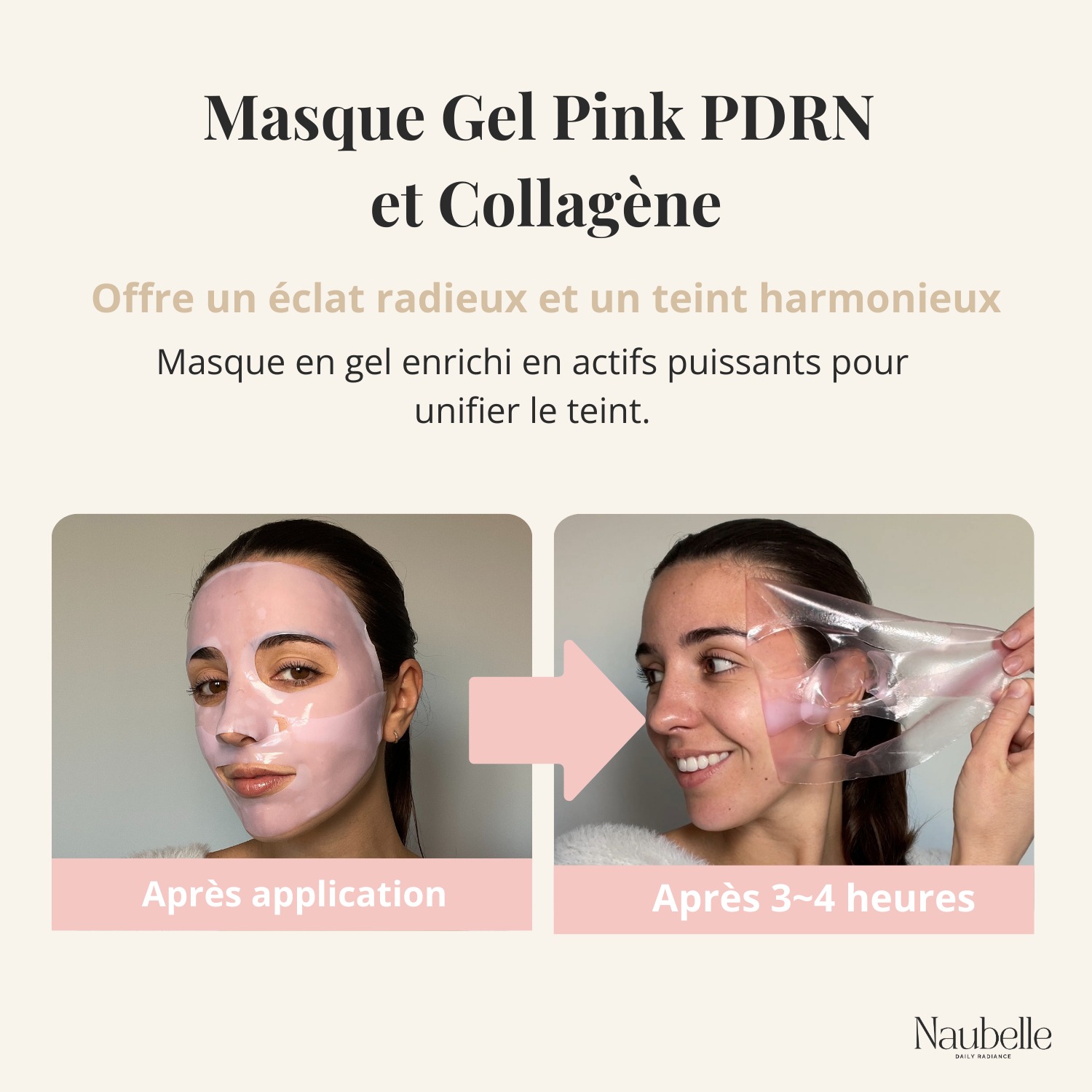 Routine beauté coréenne : masque PDRN collagène