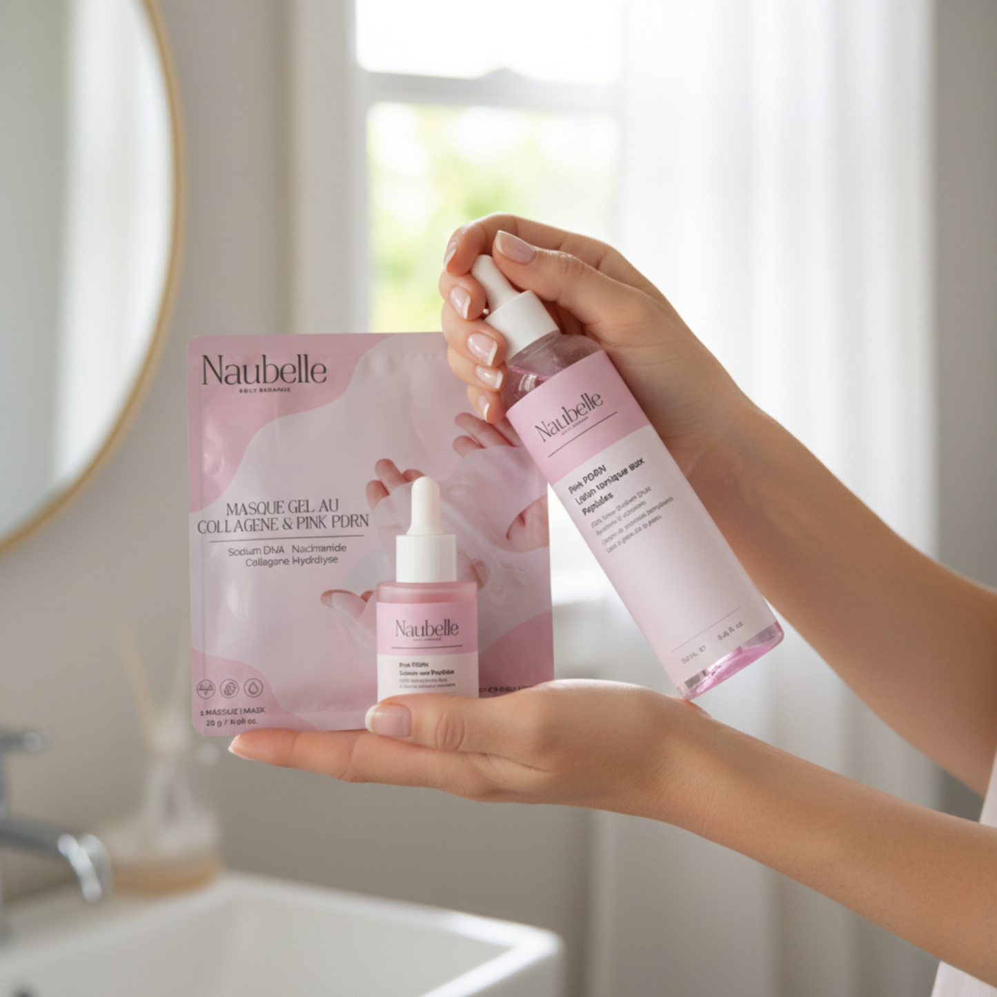 Pack Soin complet (4 masques, Sérum & Lotion tonique) - au PDRN et collagène