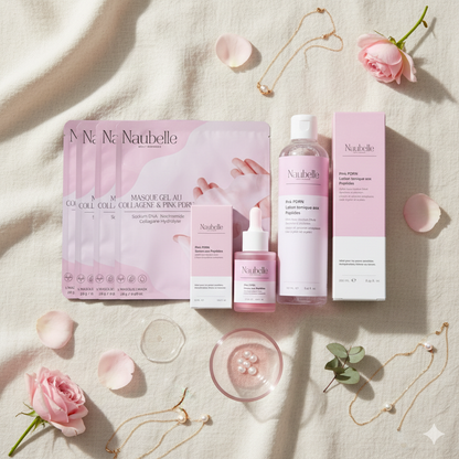 Soin complet (4 masques, Sérum & Lotion tonique) - au PDRN et collagène