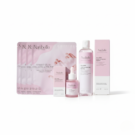 Pack Soin complet (4 masques, Sérum & Lotion tonique) - au PDRN et collagène